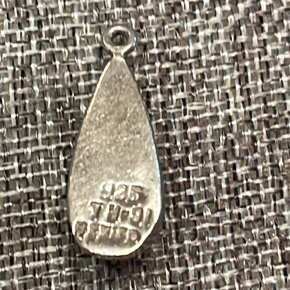 Black Onyx Solid 925 Sterling Silver Pendant- Sup… - image 2